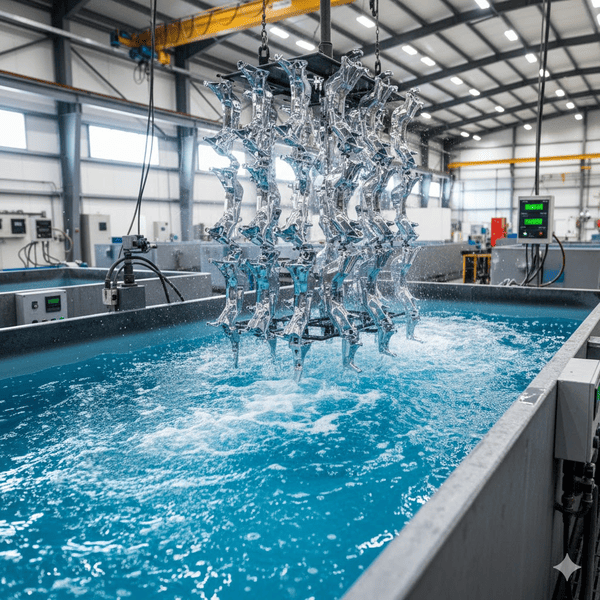 Heating systems used for the industrial electroplating process