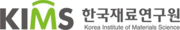 KIMS (Korea Institute of Materials Science) Logo - National R&D Project Partner